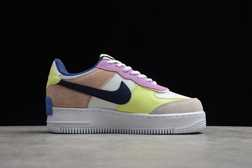 Air Force 1 shadow brown yellow pink