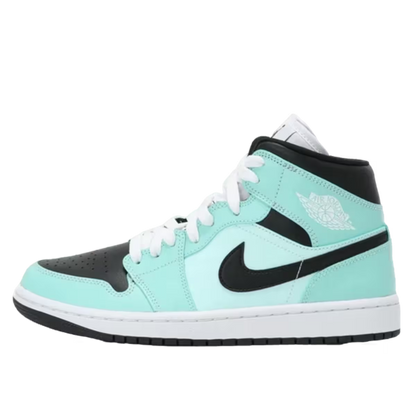 Jordan 1 Mid aqua blue tint