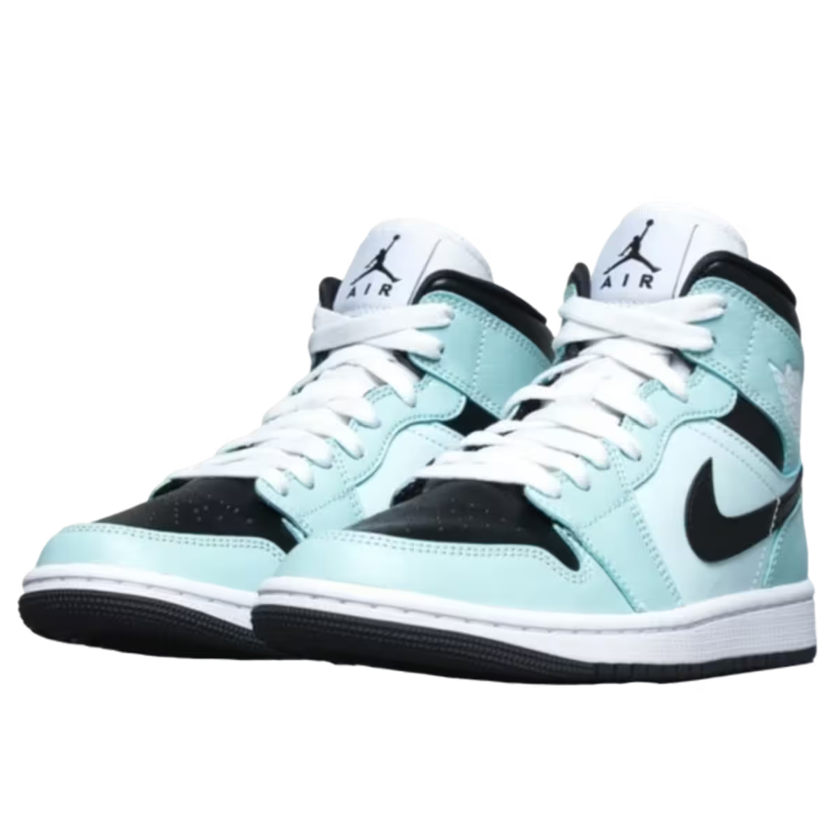 Jordan 1 Mid aqua blue tint