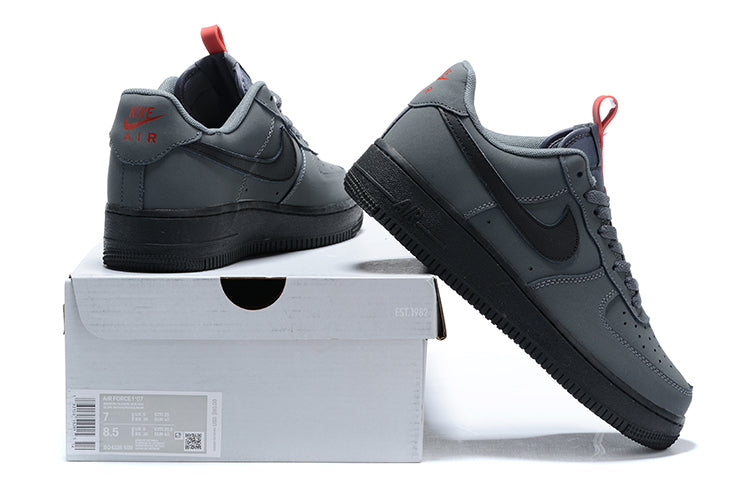 Air Force 1 grey black red